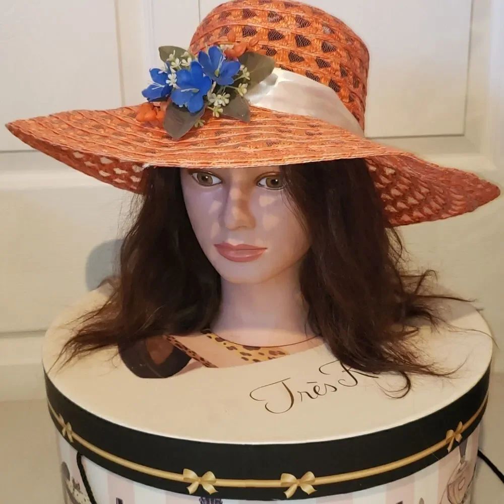 Caprice Peachy Floral Hat